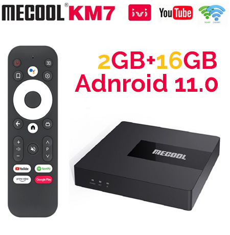 MECOOL KM7 Android IPTV Maroc 2G 16G