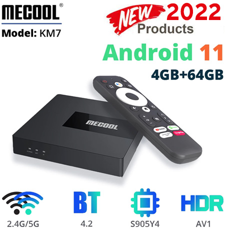 MECOOL KM7 Android tv 4G 64G